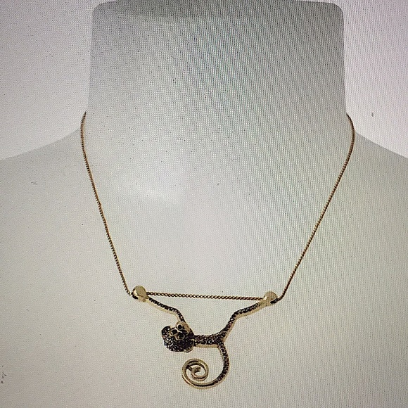 🐒BETSEY JOHNSON - MONKEY PENDANT NECKLACE (NWT)